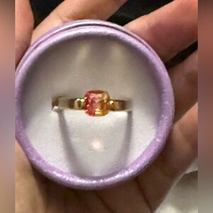 Pink & yellow women ring‎